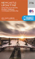 Newcastle Upon Tyne Explorer Map 316 Ordnance Survey