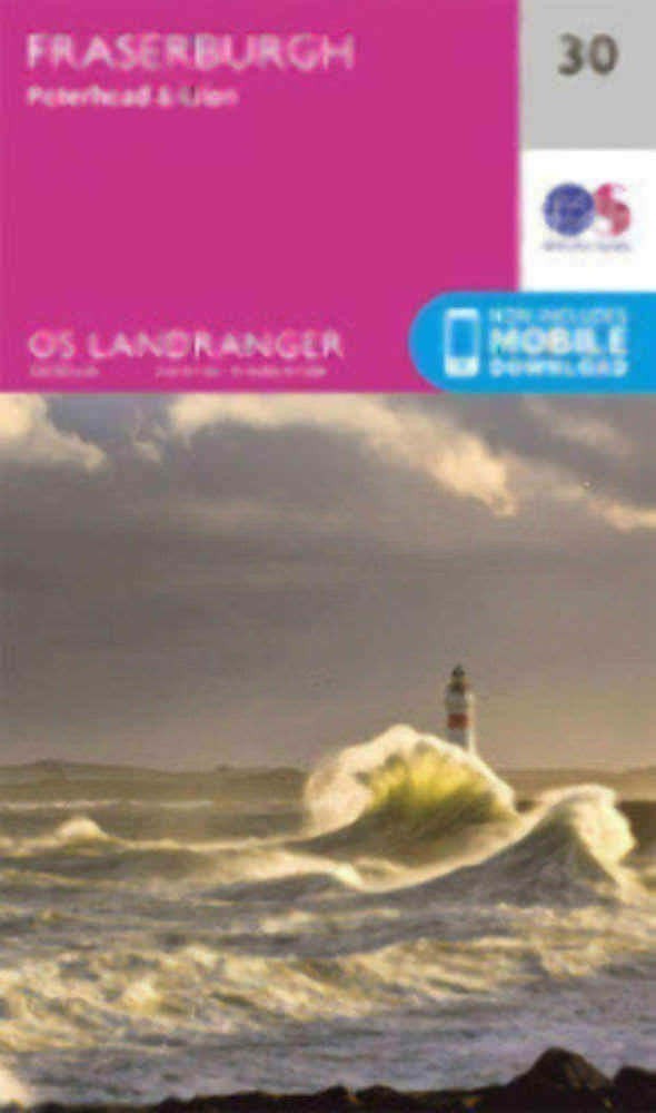 Fraserburgh Peterhead Ellon Landranger Map 30 Ordnance Survey Latest 