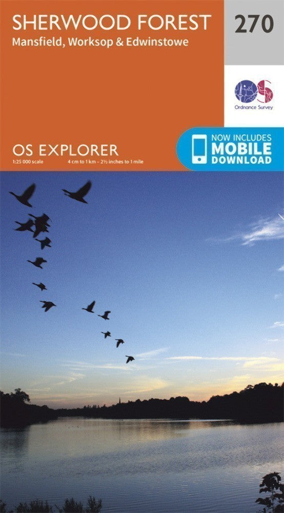 Sherwood Forest Explorer Map 270 Ordnance Survey