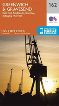 Greenwich and Gravesend 162 Explorer Map Ordnance Survey With Digital Download