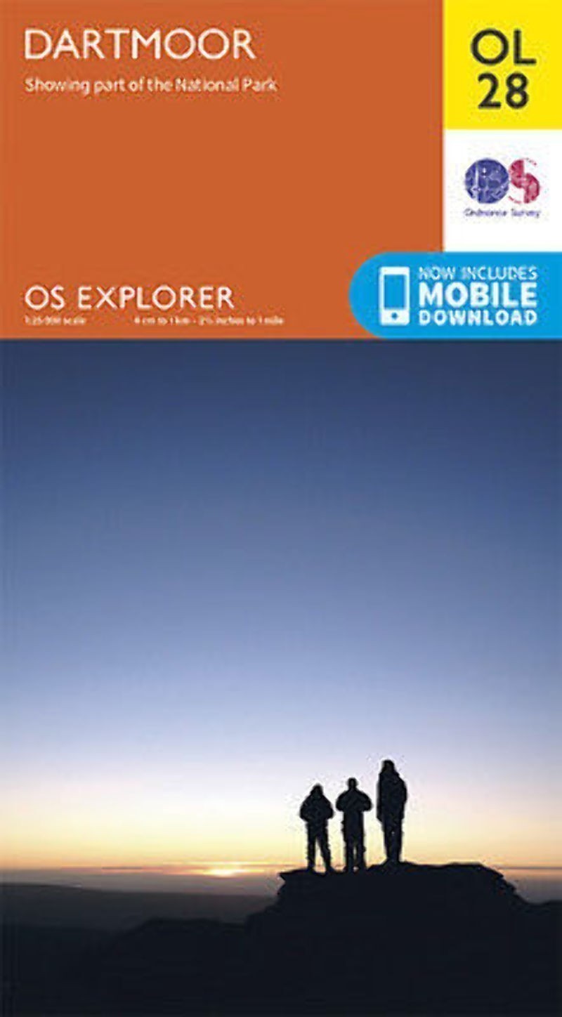 OL28 Dartmoor Ordnance Survey Explorer Map OL 28