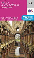 Kelso & Coldstream Jedburgh & Duns Landranger Map 74 Ordnance Survey Latest 