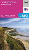 Scarborough Bridlington & Filey Landranger Map 101 Ordnance Survey Latest 