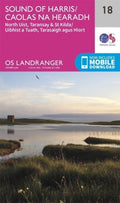 Sound Harris North Uist Taransay Kilda Landranger Map 18 Ordnance Survey Latest 