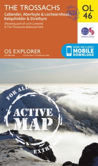 Explorer Active Map  OL46 The Trossachs OS OL46 Laminated