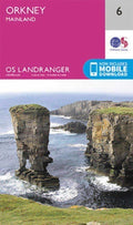 Orkney – Mainland Landranger Map 6 Ordnance Survey Latest 