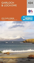 Gairloch and Loch Ewe Explorer Map 434 Ordnance Survey 2015