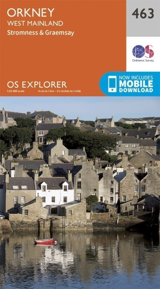 Orkney - West Mainland Explorer Map 463 Ordnance Survey 2015