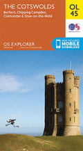 OL45 Cotswolds Ordnance Survey Explorer Map OL 45