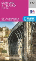 Stafford & Telford Ironbridge Landranger Map 127 Ordnance Survey Latest 