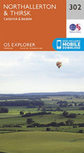 Northallerton and Thirsk - Catterick and Bedale Explorer Map 302 Ordnance Survey