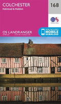 Colchester Halstead & Maldon Landranger Map 168 Ordnance Survey Latest 