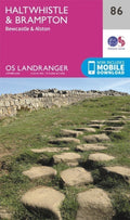 Haltwhistle & Brampton Bewcastle Alston Landranger Map 86 Ordnance Survey Latest