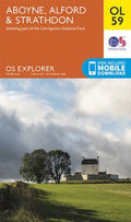 OL59 Aboyne Alford Strathdon Ordnance Survey Explorer Map OL 59