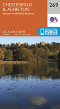 Chesterfield and Alfreton Explorer Map 269 Ordnance Survey