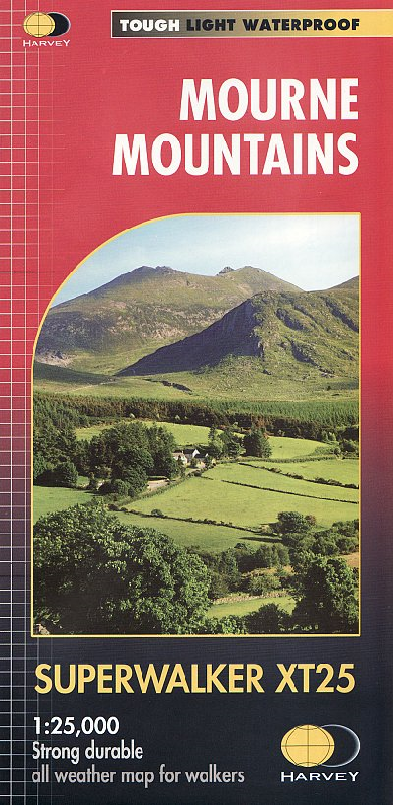 Mourne Mountains Harvey Superwalker map