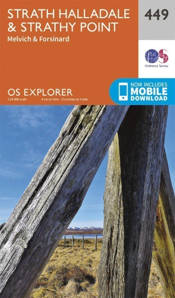 Strath Halladale and Strathy Point Explorer Map 449 Ordnance Survey 2015