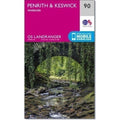Penrith & Keswick Ambleside Landranger Map 90 Ordnance Survey Latest 