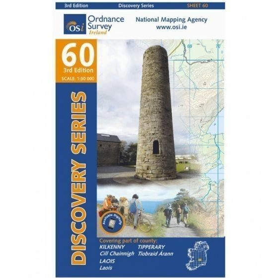 Kilkenny, Laois, Tipperary OS Discovery - 60 - map