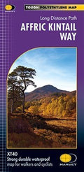 Affric Kintail Way Harvey National Trail Map Loch Ness to Morvich