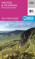 Malton & Pickering Helmsley Easingwold Landranger Map 100 Ordnance Survey Latest
