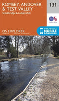 Romsey Andover and Test Valley 131 Explorer Map Ordnance Survey With Digital Dow
