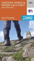 Cheddar Gorge and Mendip Hills West 141 Explorer Map Ordnance Survey