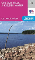 Cheviot Hills & Kielder Water Landranger Map 80 Ordnance Survey Latest 