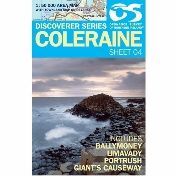 Northern Ireland Coleraine 4 OS Discoverer MAP 