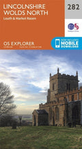 Lincolnshire Wolds North Explorer Map 282 Ordnance Survey