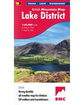 British Mountain Map - Lake District