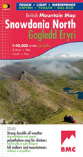 Harvey British Mountain Map - BMC - Snowdonia North