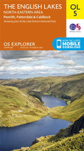 Lake District North Eastern Lakes Ordnance Survey Explorer Map OL 5