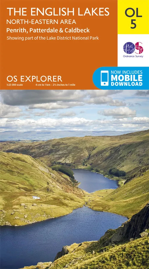 Lake District North Eastern Lakes Ordnance Survey Explorer Map OL 5