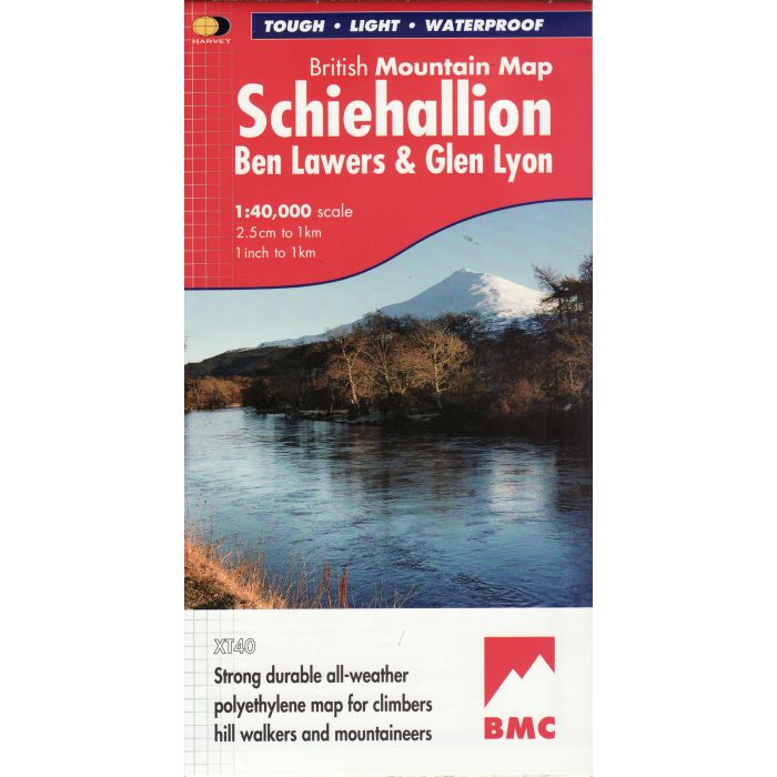 Schiehallion Harvey British Mountain Map - BMC - O